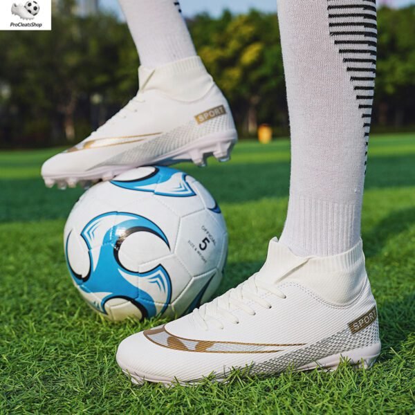 Men's Soccer Shoes High-Tops Youth Athletics Outdoor Football Cleats