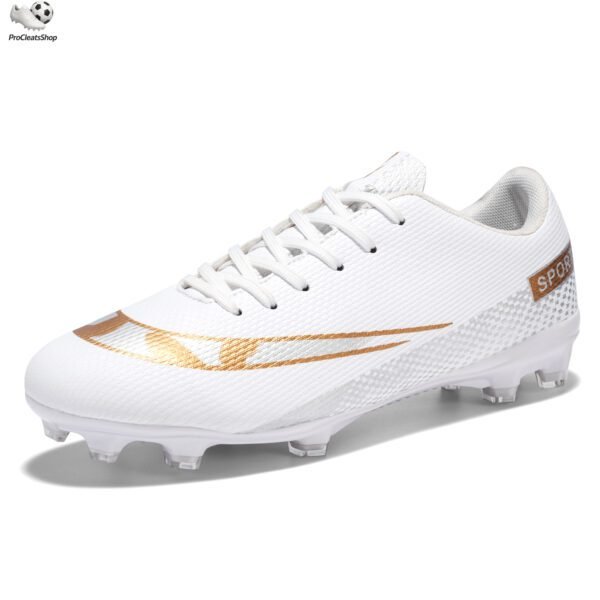Men’s Soccer Shoes Low-Tops Lace-Up Non-Slip Spikes Outdoor Indoor Football Boots