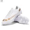 Men’s Soccer Shoes Low-Tops Lace-Up Non-Slip Spikes Outdoor Indoor Football Boots