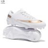 Men’s Soccer Shoes Low-Tops Lace-Up Non-Slip Spikes Outdoor Indoor Football Boots